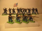 Britains Deetail American Civil War lot 24 Union Infantry Soldiers Uk  70s