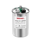 45 5uf 45 5 Mfd   6  370v 440v Cbb65b Ac Capacitor  Dual Run Round Capacitor   