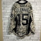 Authentic Scott Glennie Texas Stars Jersey Team Issued Signed Ahl Camo Hockey