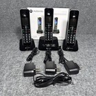 Motorola D8713 Cordless Phone System     3 Handsets  Answering Machine  Dect 6 0