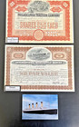 Titanic Stock Certificates  2 Authentic Certificates  1 Signed By Widener  1906