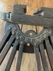 Vintage American Wooden Laundry Drying Rack Wall Mount Fan Out Arm