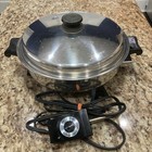 Vintage Classic Saladmaster 7817 Stainless Steel Vapo Lid 11  Electric Skillet