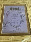 Jessie Framed Cast Signed Script Debby Ryan Peyton List Cameron Boyce Etc  Coa