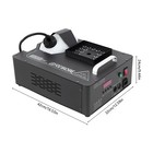 Rgb 24 Leds Vertical Spray Smoke Fog Machine With Lights Wireless Remote Control