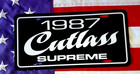 1987 Oldsmobile Cutlass Supreme License Plate Car  Tag 87 Olds