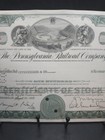 1958 Pennsylvania Railroad Stock Certificate 100 Shares Oppenheimer Pa Rr