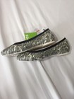 New Crocs Black Ivory Lace Graphic Ballet Lina Flats Shoes 6