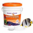 Reef Aquarium Salt Mix For 160 Gallons - Instant Ocean Reef Crystals  Coral Heal