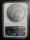 2021 American Silver Eagle T-1 Ngc Ms70 7k Us State Series North Carolina 