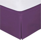 Fancy Collect Easy Care Tailored Microfiber 14-inch Bed Skirt Solid New