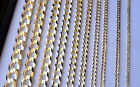 Authentic 10k Solid Gold Men  women Cuban Link Chain Size16-36  Free Shipping