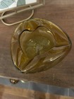 Vintage Vietnam Ashtray Made From Beer Bottles Cut Glass Rare