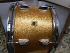 Ludwig 12x8 Gold Sparkle Tom pre-serial For Your Drum Set Very Nice                     