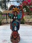 Santa Muerte Bendesida Azteca   Aztec Rainbow 11  Holy Death Grim Reaper
