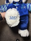 Dan Dee 2017 Snowflake Teddy Plush Bear Blue Outfit Holiday Collectible Bear