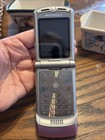 Motorola Razr V3m Pink Flip Cell Phone Camera Vintage No Charger To Test
