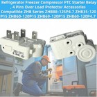 2 Pack Refrigerator Freezer Compressor Ptc Starter Relay  4 Pins Over Load    