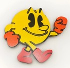 Pac-man Style Characters Wall Art Pair     Arcade Game Room Display     Unique Set