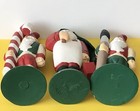 Vintage Hand Carved Painted Wood Christmas Santa   s Elves Helper Gnome Decoration