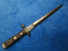 Rare Original Dutch M1918 Mannlicher Cavalry Dagger Blade Knife Bayonet