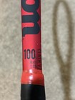 Wilson Clash 100l V2 16 X 19 Tennis Racquet - Black red Good Condition 4 3 8