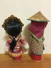 Vintage Asian Doll Figurine Set Made In Taiwan The Republic Of China Award