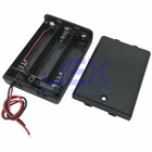Three 3x Aa Diy Battery Holder Case Box 4 5v With Power   Switch Bare Wire Ends