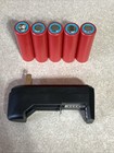  x5  Genuine Sanyo Ur18650rx 3 6v Lithium Ion Batteries 1950mah 20a W  Charger
