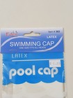2x Eden Latex Swim Cap 303 One Size Fits All White And Red Swimming Pool Gear