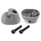 2pcs S16-1023-661 Sunvisor Clip Gray For Kenworth Peterbilt Interior