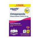Equate Omeprazole 20mg Delayed Release Acid Reducer Tablets  42 Tablets 