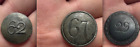 Collection Of 3 Revolutionary War Saratoga Ny British  Regiment Enlisted Buttons