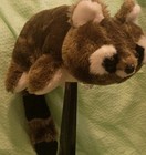 Vintage Russ Berrie Jimmy Raccoon Plush Toy 13    Item  526 Stuffed Animal