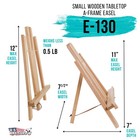 11  Small Tabletop Wood Display Stand A-frame Artist Easel  Beechwood Tripod