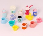 10 Pcs Random Accessories Food Cup Drink For Lps Mini Dogs Cats Kid Great Gift