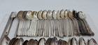 Lot Of 100 Assorted Vintage Silverplate Oval Soup Dessert Spoons - Lot 144