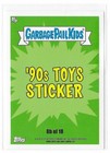 2019 Topps Garbage Pail Kids We Hate The  90s Toys Slidin  Sal 8b Gpk