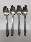 Vintage Grosvenor Ice Cream Fork Spoon Oneida Community Silverplate Set Of 4