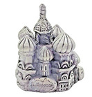 Rare Vintage Signed Pewter Thimble Depicting Moscows Saint Basil   s Cathedral