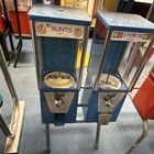 Vintage Blue Double-head Candy Vending Machine Stand Runts Tiny T s 2 For 25  