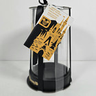 Disney Parks Wdw Hurricane Candle Holder Cinderella Castle Black Gold