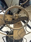 Antique 1906 Westinghouse 12  Brass Blade  tank  4-blade Desk Fan Style 60677
