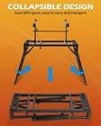 Dual Piano Keyboard Stand With 2nd Tier  Adjustable And Portable 2 Tier Music   