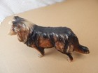 Vintage Collie Dog Celluloid    lassie    Dog Figure Hong Kong 1970   s