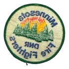 Minnesota Dnr Fire Fighters Vintage Patch