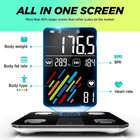 Smart Scale For Body Weight And Fat Percentage  High Accuracy Digital Bathroom S