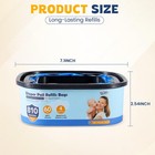 Diaper Pail Refill Bags 7-layer Odor Prevention Technology thickened Design -   