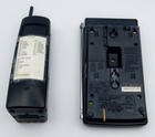 Vintage Panasonic Easa-phone Black Cordless Phone W  Base Kx-t3850h