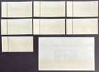 Yemen 1961 Scott   102-109 Set Of 7 Stamps   Souvenir Sheet 15th Anniv  Un